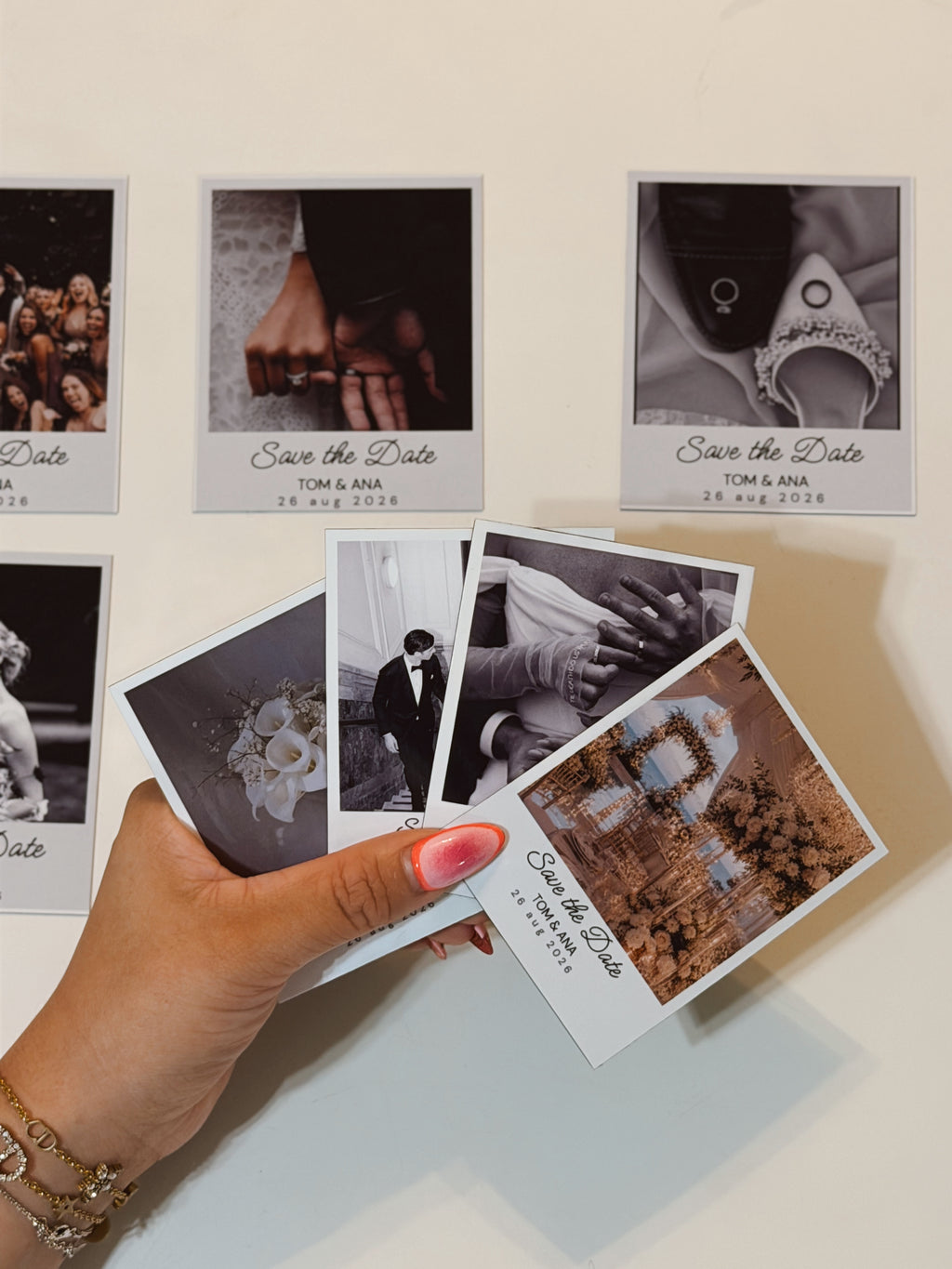 Save the Date Magnets | Custom Photo Wedding Save the Date | Glossy Finish | 3 Sizes