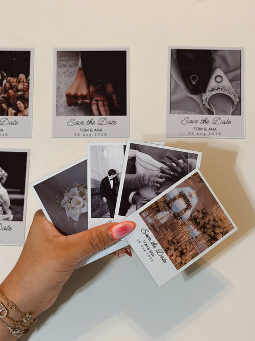 Save the Date Magnets | Custom Photo Wedding Save the Date | Glossy Finish | 3 Sizes