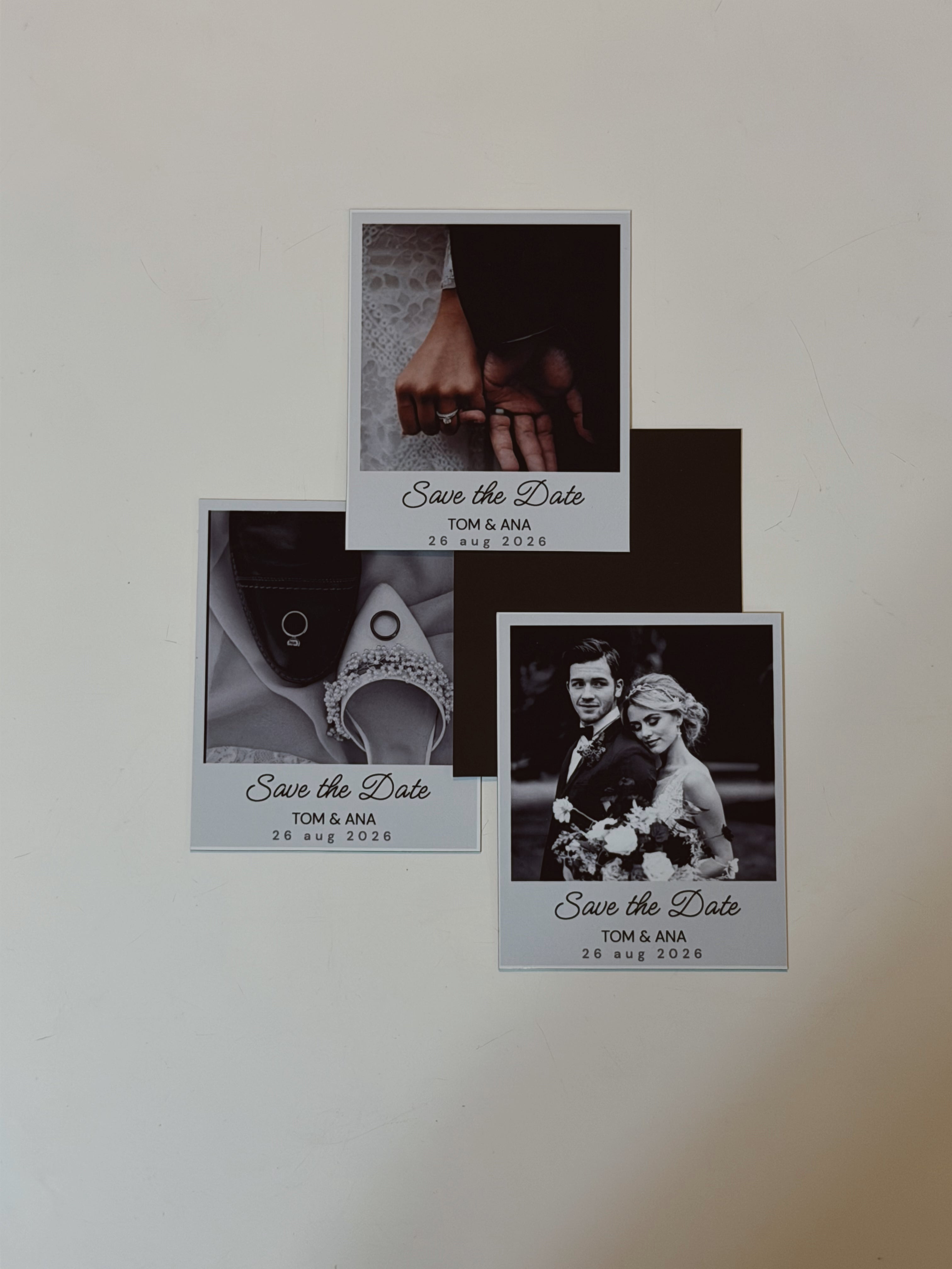 Save the Date Magnets | Custom Photo Wedding Save the Date | Glossy Finish | 3 Sizes